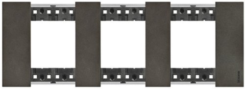 Рамка универсальная Legrand BTicino Living Now 3-м. 6 мод. металл космос фото Рамка универсальная Legrand BTicino Living Now 3-м. 6 мод. металл космос картинка